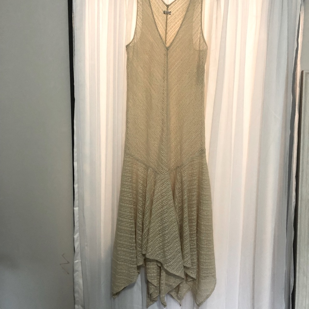 Free People long lace dress. Like new. Only worn once.